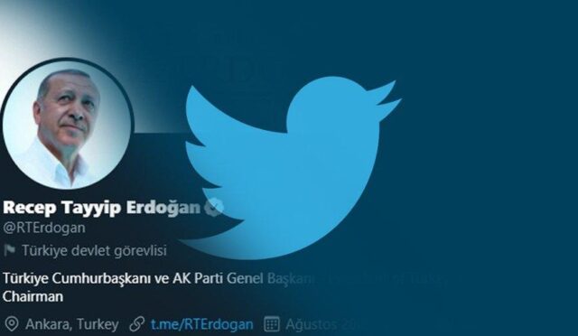 Twitter, Cumhurbaşkanı Erdoğan ve Devlet Yöneticilerinin Hesaplarını Etiketledi