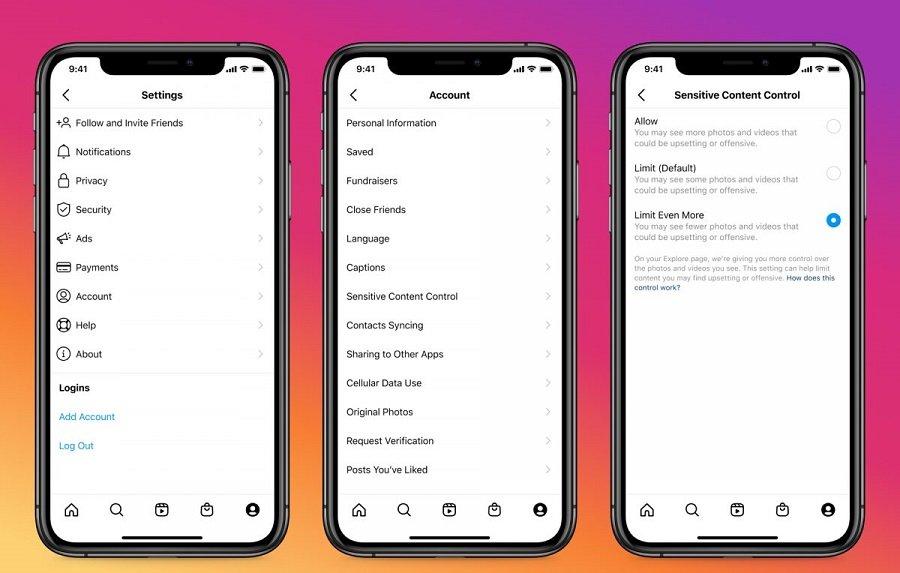 Instagram'a İçerik Hassasiyet Kontrolü Özelliği Geldi