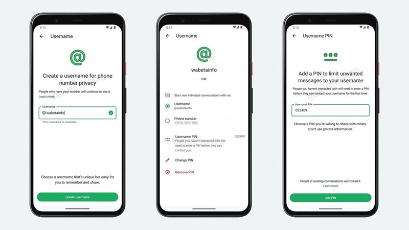 WhatsApp Kullanıcı Adları İçin Gizlilik Odaklı Yeni Özellik: PIN Desteği