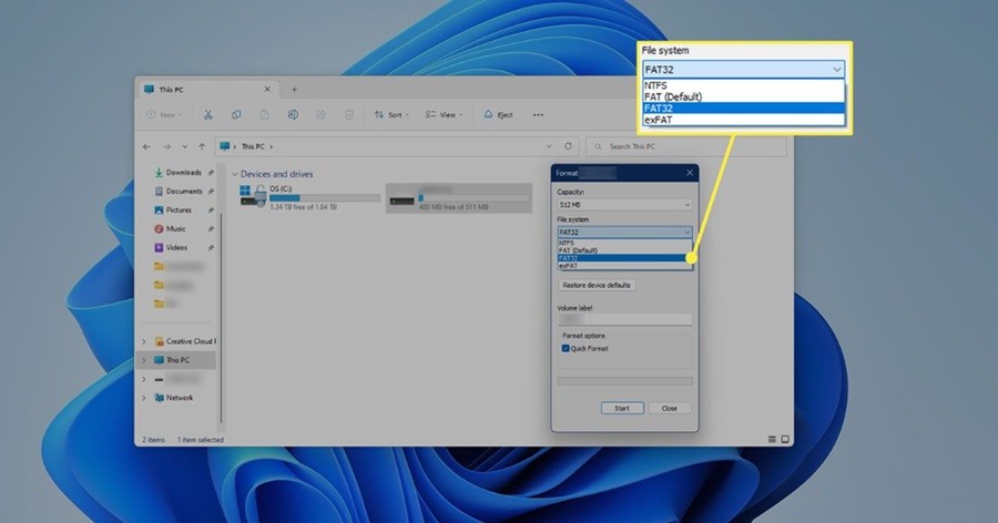 Windows 11 ile FAT32 Artık 2 TB'a Kadar Destek Sunuyor!