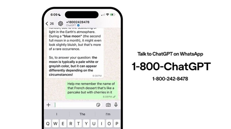 ChatGPT WhatsApp'a geldi: Yapay zeka sohbeti artık cebinizde!