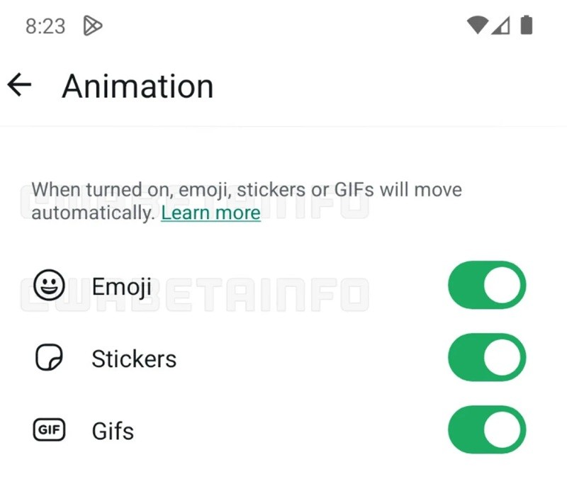 WhatsApp’tan Yeni Özellik: Animasyonları Yönetme Seçeneği Geliyor